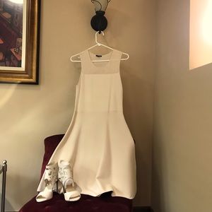 9West Off White Fabeyanna Sandal